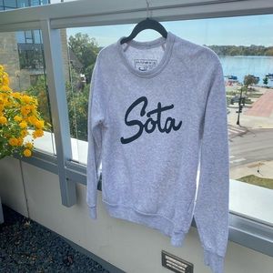Grey crew neck Sota sweatshirt